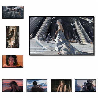  MOZI✨công chúa chuông gió 40*50cm tranh tô màu theo số tranh số hoá anime tranh sơn dầu số hoá tranh tô màu số hoá sơn acrylic  tranh sơn dầu số  tranh số hóa gamTranh Sơn Dầu Kỹ Thuật Số Tự Làm Hình Ma Dao   Công Chúa 