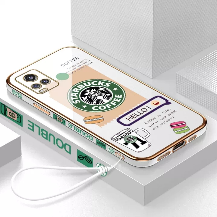 Ốp Điện Thoại Họa Tiết Starbucks Cho Vivo V20 Vivo V20SE Vivo V23E Vivo V20 PRO Vivo V23 5G Vivo V23 PRO 5G Vivo V21E
