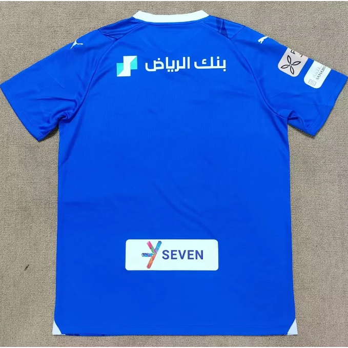 Áo Thun Bóng Đá Màu Xanh Dương Phong Cách Đội Tuyển Al Hilal 2023