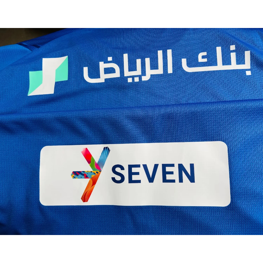 Áo Thun Bóng Đá Màu Xanh Dương Phong Cách Đội Tuyển Al Hilal 2023