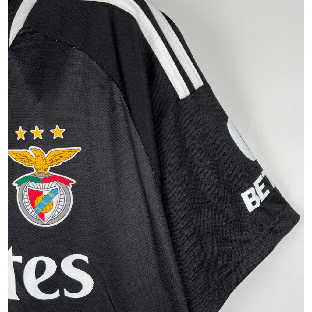Áo Bóng Đá Màu Đen Số 23 / 24 Benfica Thời Trang Cho Nam