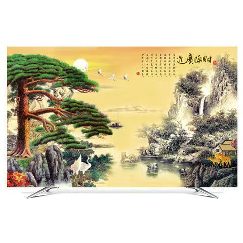 3.Ma đến thành công May mắn lớn trí ti vi, decor tivi, rèm che tivi,rèm tivi ,tivi 32 37 40 42 43 45 47 48 49 50 55 60 65 70 75inch,tv LCD