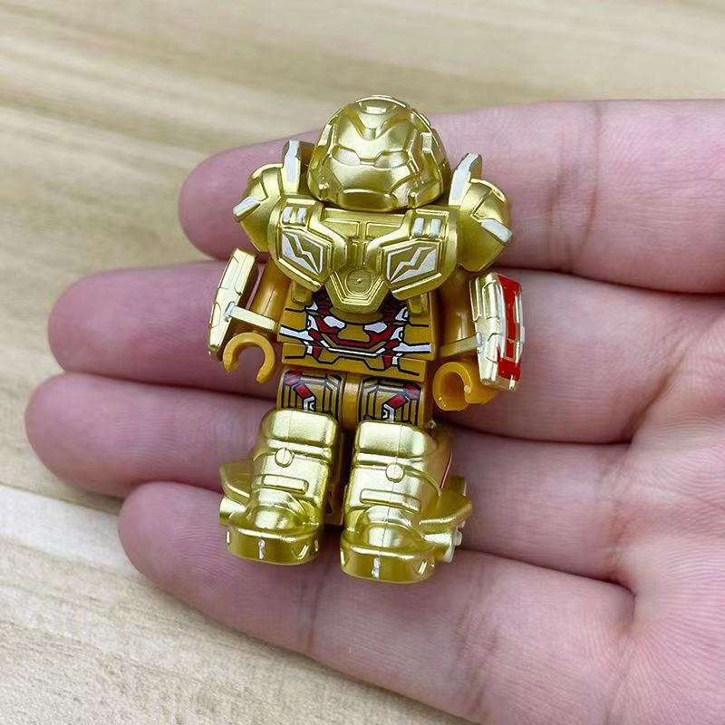 Mô Hình Đồ Chơi Nhân Vật HULkbuster Gold Siver Đỏ Ngẫu Nhiên