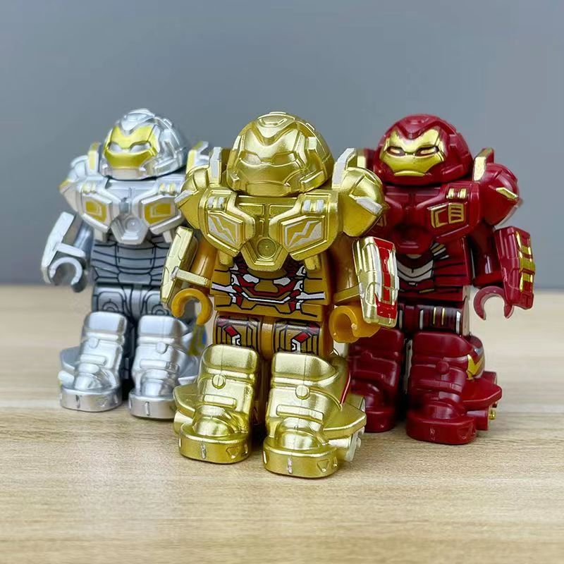 Mô Hình Đồ Chơi Nhân Vật HULkbuster Gold Siver Đỏ Ngẫu Nhiên