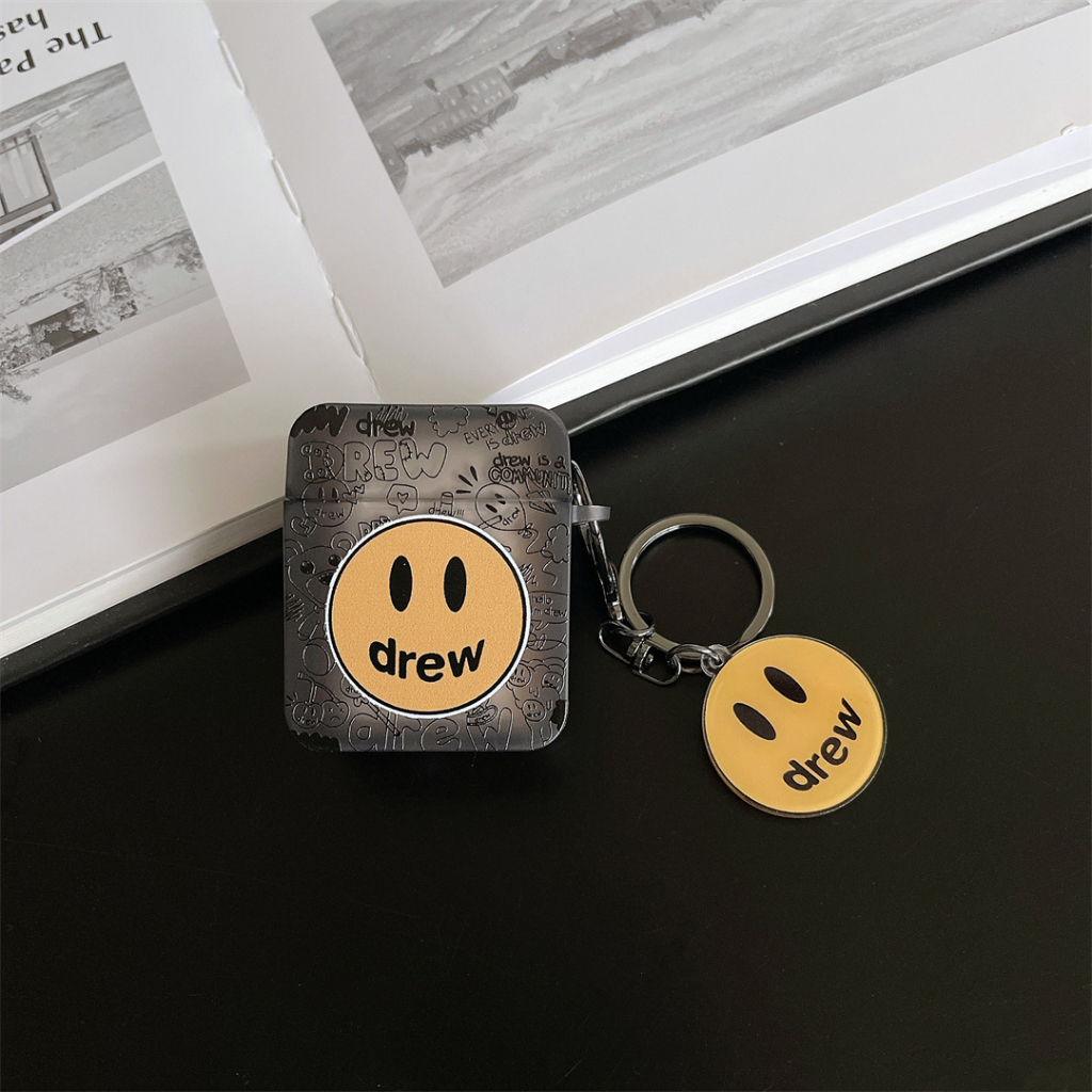 Vỏ Bảo Vệ Hộp Sạc Tai Nghe AirPods Pro2 Pro AirPods 1 / 2 AirPods 3 Hình Vuông Màu Đen