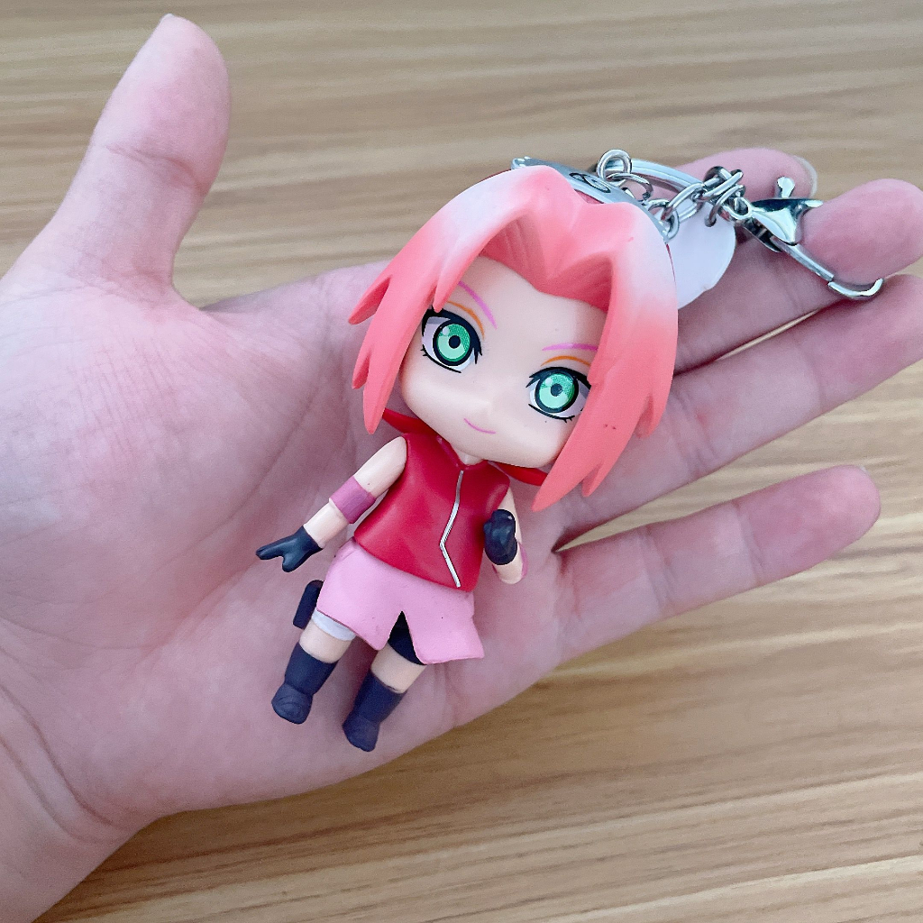 Set 8 Mô Hình Nhân Vật Naruto Sasuke Kakashi Itachi Jiraiya Bằng PVC 9cm