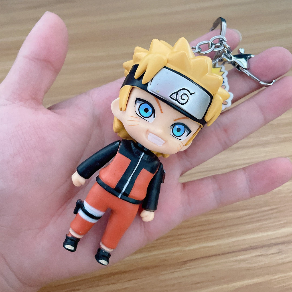Set 8 Mô Hình Nhân Vật Naruto Sasuke Kakashi Itachi Jiraiya Bằng PVC 9cm