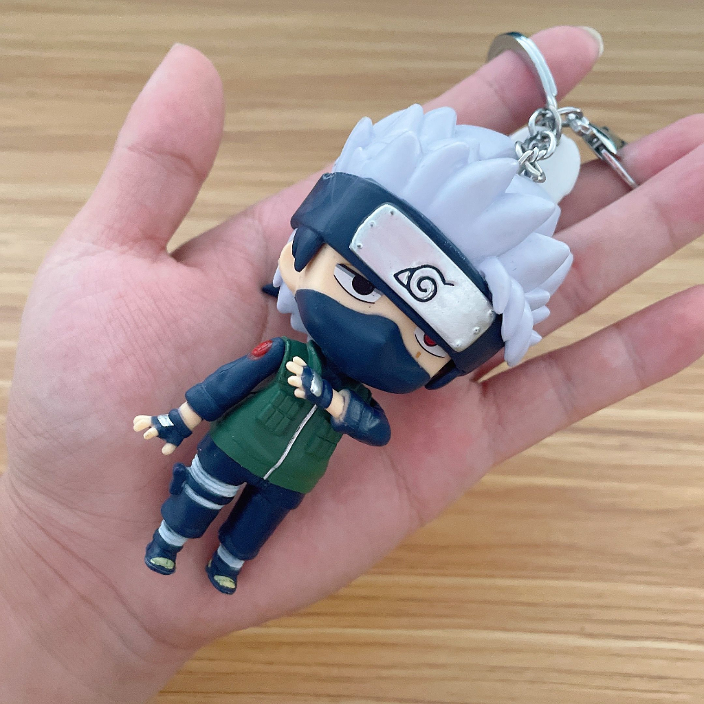 Set 8 Mô Hình Nhân Vật Naruto Sasuke Kakashi Itachi Jiraiya Bằng PVC 9cm