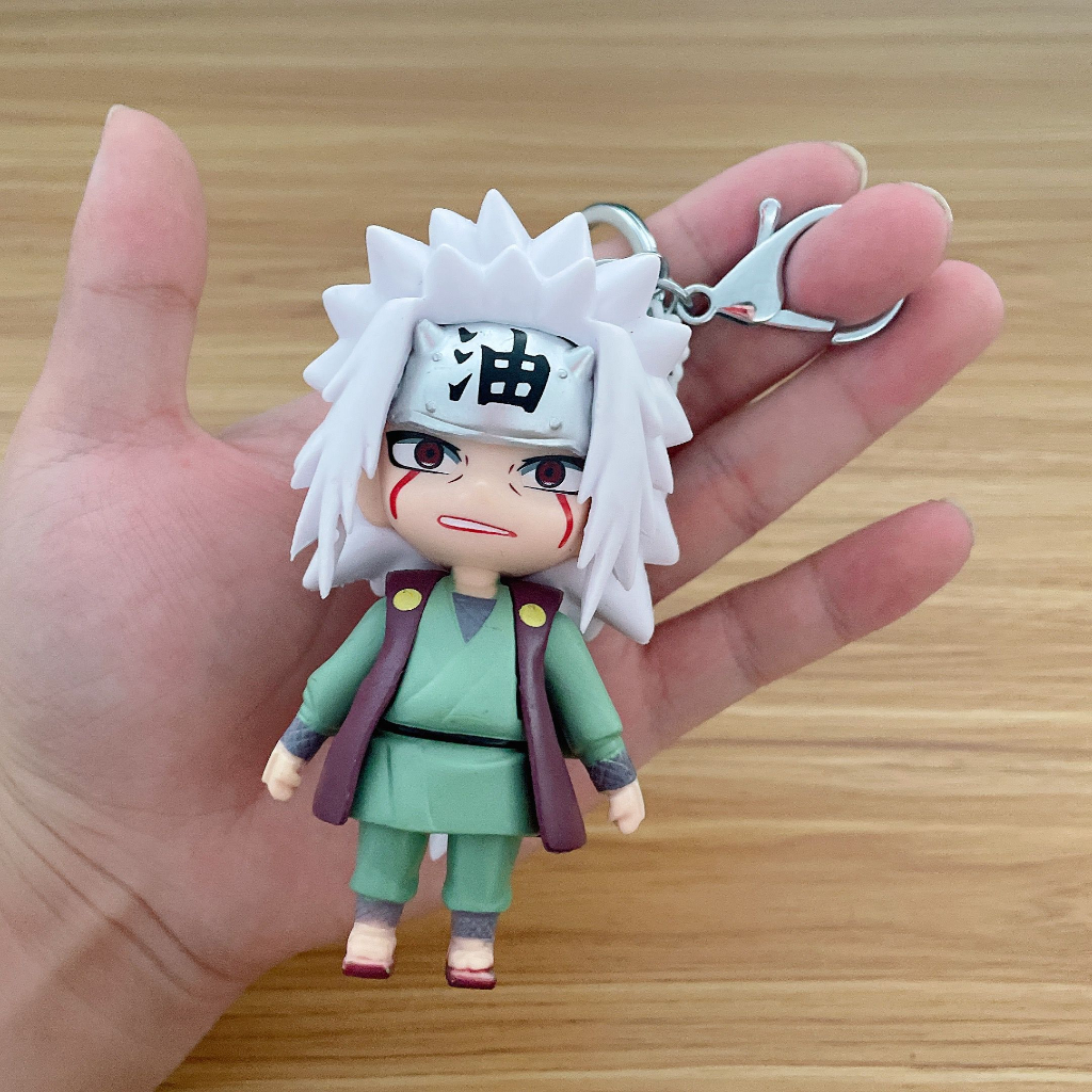 Set 8 Mô Hình Nhân Vật Naruto Sasuke Kakashi Itachi Jiraiya Bằng PVC 9cm