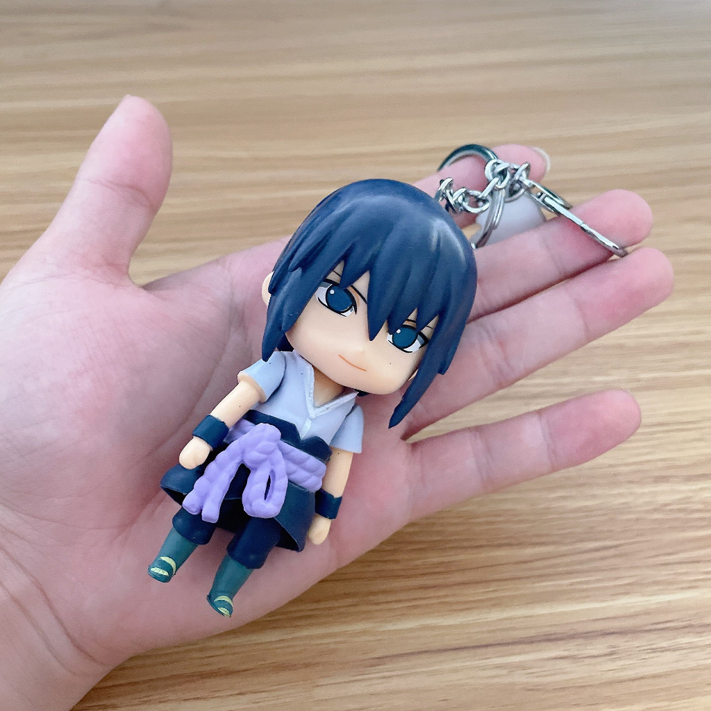 Set 8 Mô Hình Nhân Vật Naruto Sasuke Kakashi Itachi Jiraiya Bằng PVC 9cm