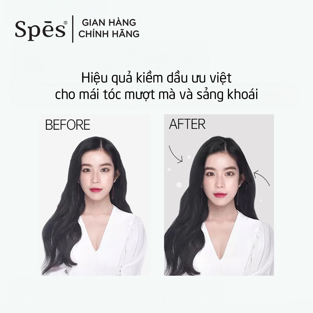 Dầu gội khô SPES dạng xịt 3 tầng hương dưỡng tóc tạo phồng cấp tốc hút dầu không bết dính giữ nếp 8h 150ml