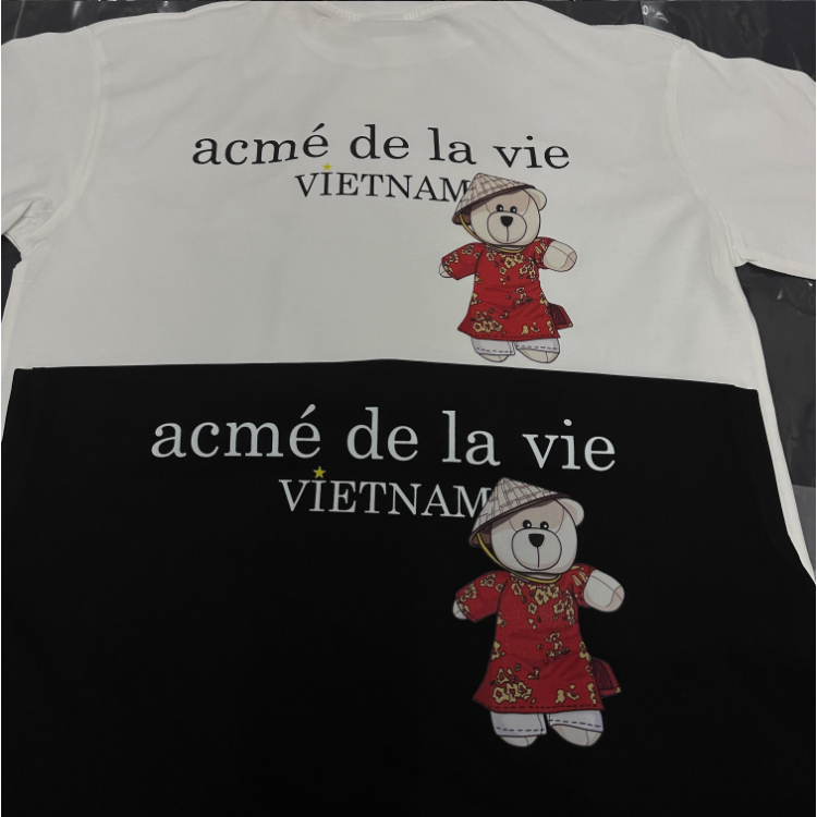 Mới Áo Thun Cotton Tay Ngắn Dáng Rộng In Hình Gấu teddy Dễ Thương Dành Cho Nam Nữ