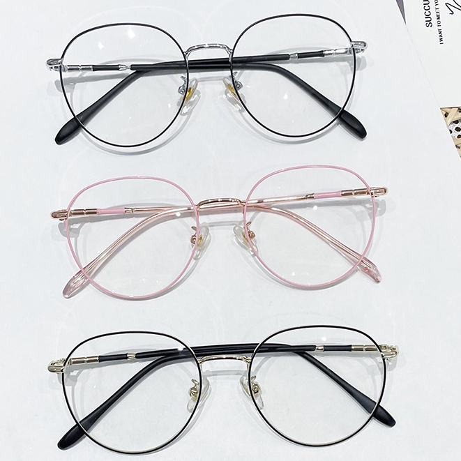 Kính Kim Loại VIENDO Chống Tia Bức Xạ Chống Ánh Sáng Xanh Kính Đổi Màu Khi Ra Nắng 2 Trong 1 UV400 Cho Nam Và Nữ(Có Thể Cắt Cận Thị Ống Kính)