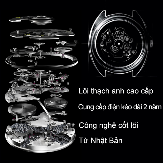 Đồng hồ nam Chính hãng CRNAIRA siêu mỏng được làm từ Hợp kim Titanium chống gỉ,có ánh sáng ban đêm,xem Lịch và đặc biệt có khả năng chống nước, nhiều màu sắc phù hợp với mọi thời trang đồng hồ nữ đồng hồ nam dây kim loại đen đồng hồ nam dây lưới