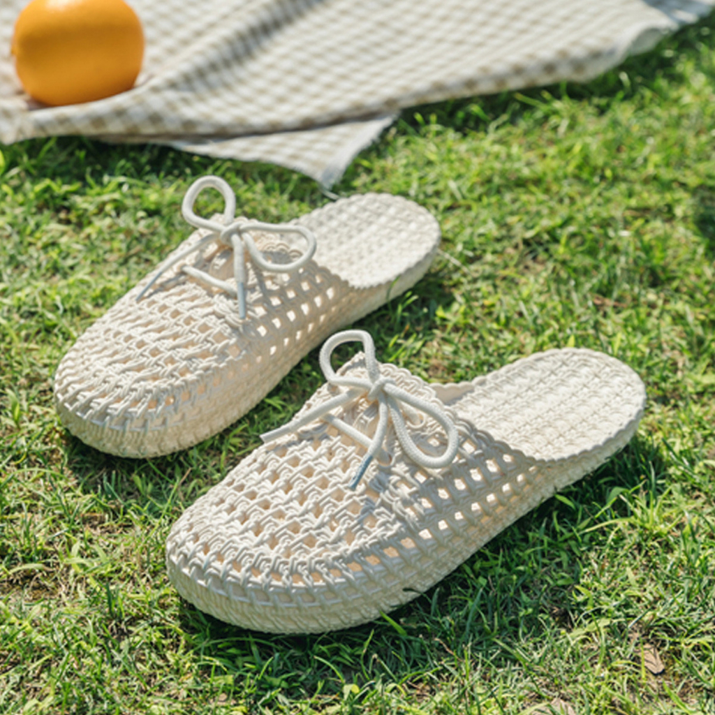 Dép Bít Mũi Thoáng Khí Thời Trang Hàn Quốc Cho Nữ