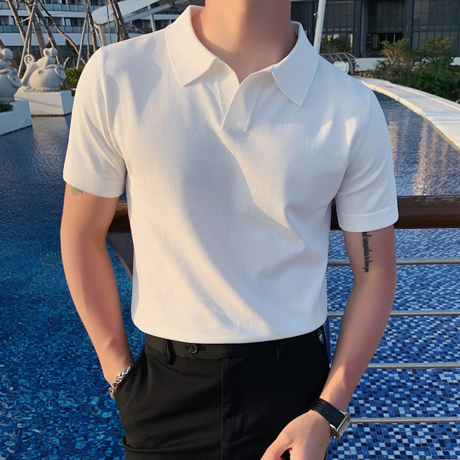 Áo Thun Polo Ngắn Tay Thoáng Khí Mau Khô Thời Trang Mùa Hè Dành Cho Nam / Size M-3xl