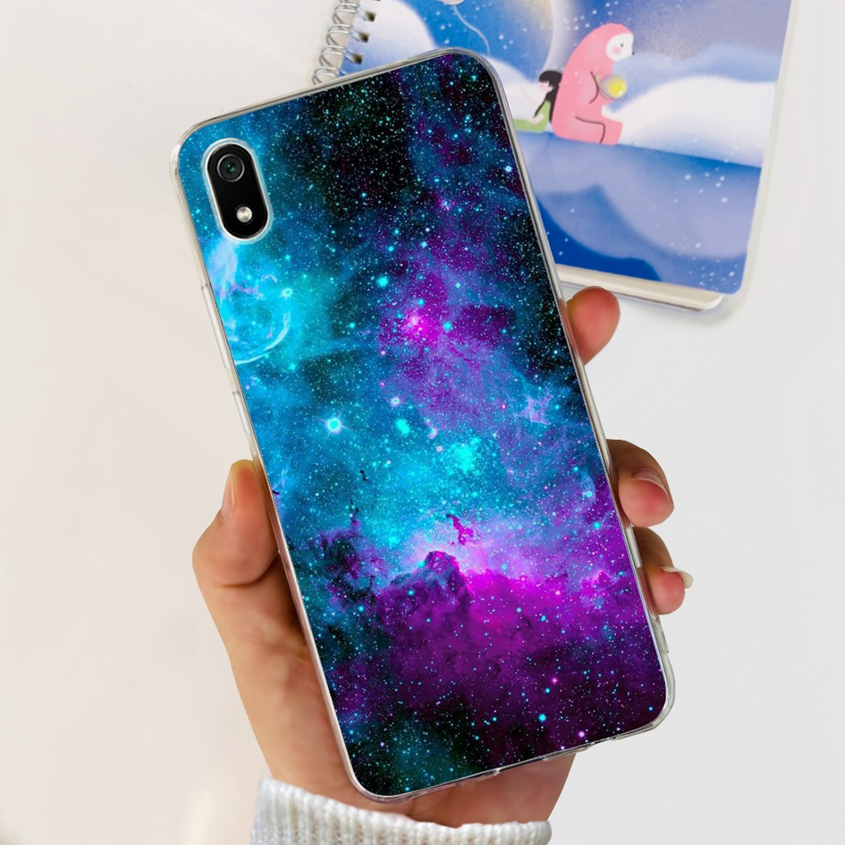 Ốp Điện Thoại TPU Dẻo Họa Tiết Hoạt Hình Phi Hành Gia Cho Xiaomi Redmi 7A 5.45 inch Redmi 7A 7 A Redmi7a