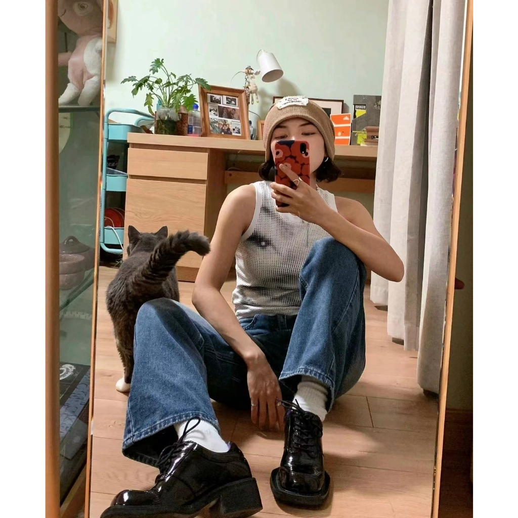 ZHELIHANGFEI Áo Thun Không Tay Dáng Ôm In Hình monroe Phong Cách Âu Mỹ Quyến Rũ Dành Cho Nữ