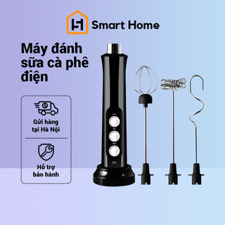 Máy Đánh Sữa, Máy Tạo Bọt Cà Phê Nhiều Màu Sắc Dùng Sạc 3 Tốc Độ Bằng Thép Thép Không Gỉ Bọt Sữa Cầm Tay