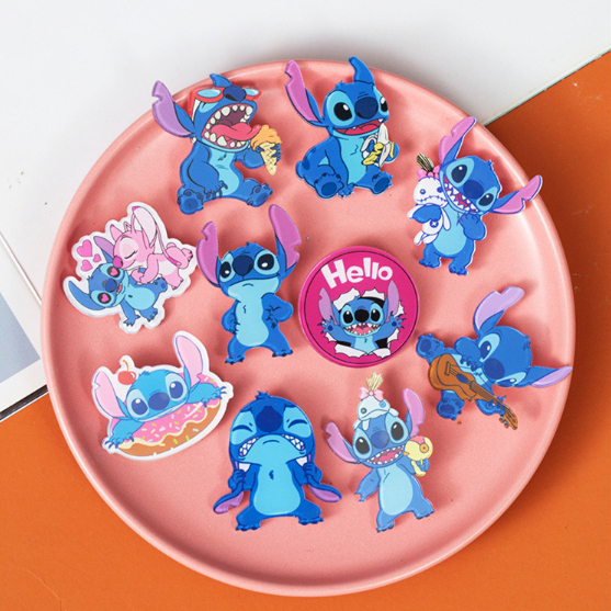 Huy Hiệu Cài Áo Hình Stitch Hoạt Hình Đáng Yêu