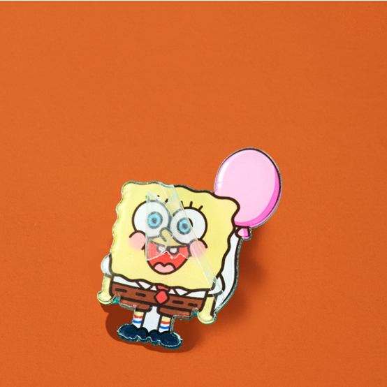 Móc Khóa Acrylic Hình Gấu Dâu Tây Hoạt Hình Dễ Thương