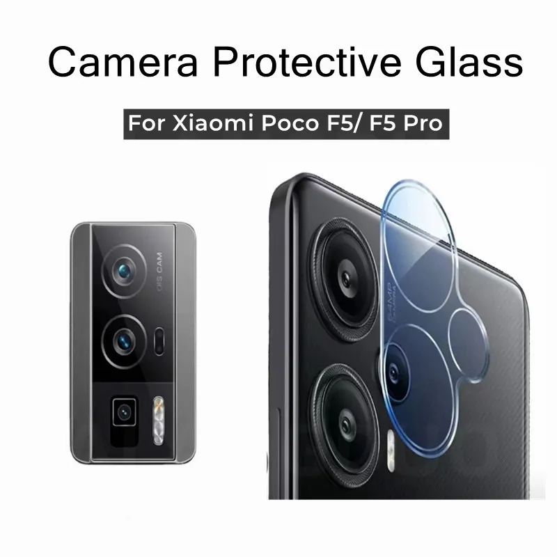 Tấm Bảo Vệ Màn Hình Ống Kính Máy Ảnh Xiaomi POCO F5 X5 Pro C65 M5 M5s X3 NFC F3 M3 X4 M4 F4 GT F2 Pro F1 C40 Phim Bảo Vệ Bằng Kính Trong Suốt Dẻo