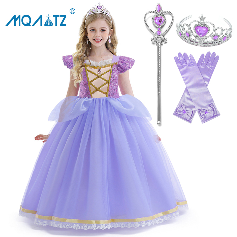 Đầm dạ hội MQATZ smr046 hóa trang công chúa ở bữa tiệc/ sinh nhật/ trường học cho bé gái