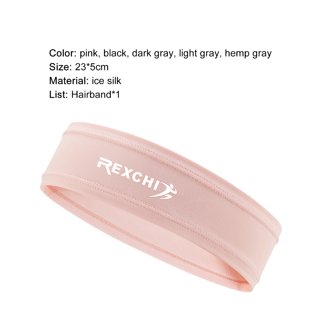 Băng Đô Lụa Co Giãn Thấm Hút Mồ Hôi Khô Nhanh Thân Thiện Với Làn Da unisex