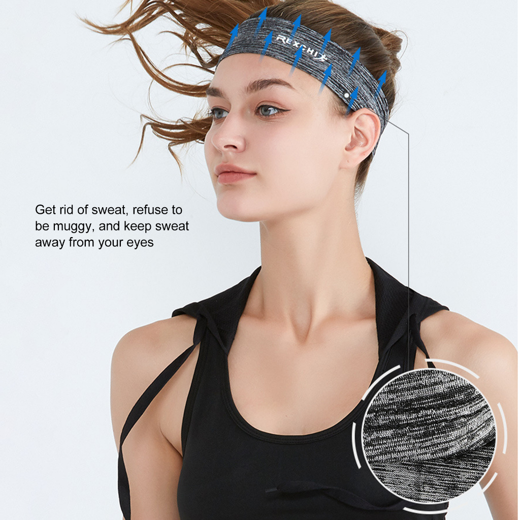 Băng Đô Lụa Co Giãn Thấm Hút Mồ Hôi Khô Nhanh Thân Thiện Với Làn Da unisex