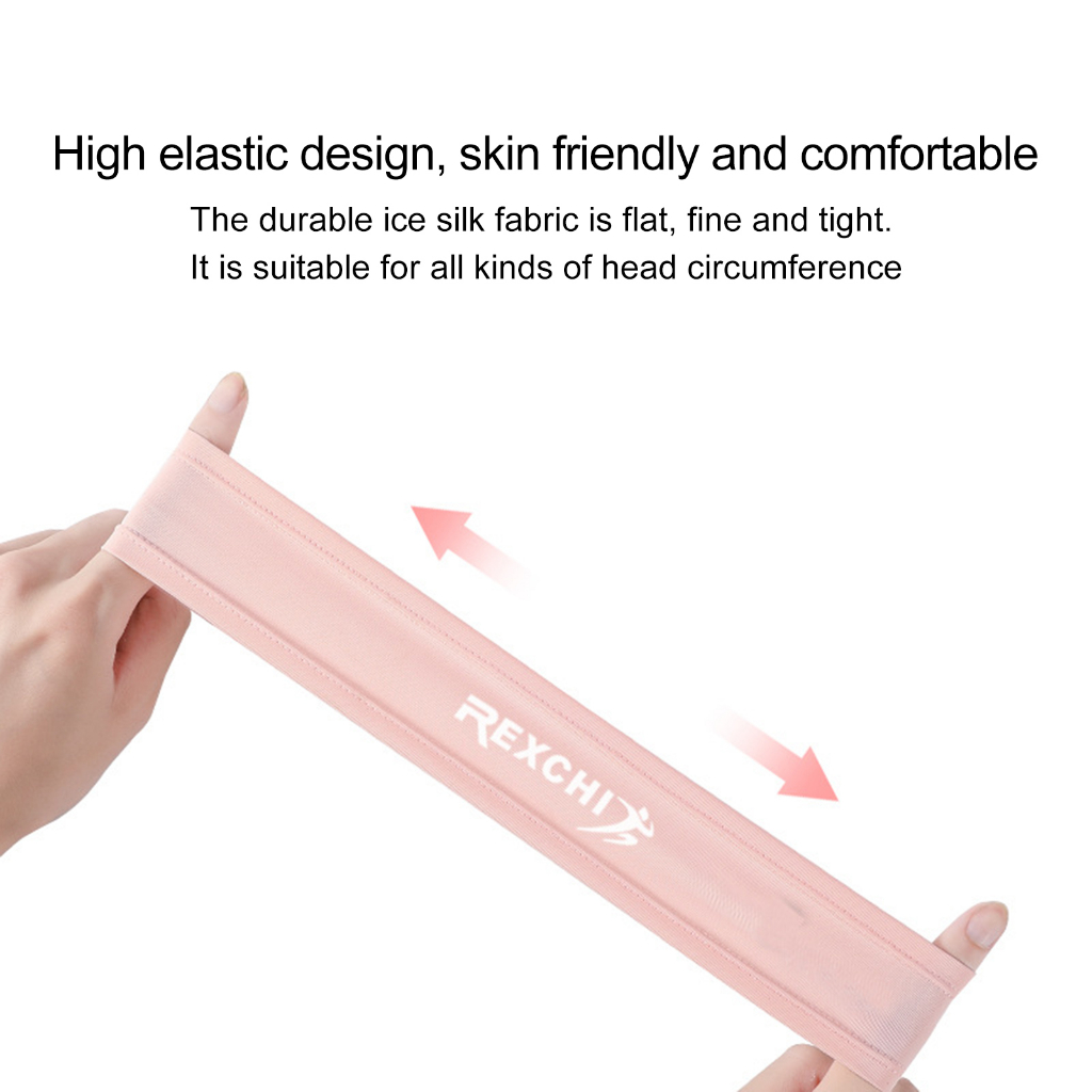 Băng Đô Lụa Co Giãn Thấm Hút Mồ Hôi Khô Nhanh Thân Thiện Với Làn Da unisex