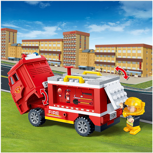 Lego Xe Cứu Hỏa Đồ Chơi Cho Bé Trai