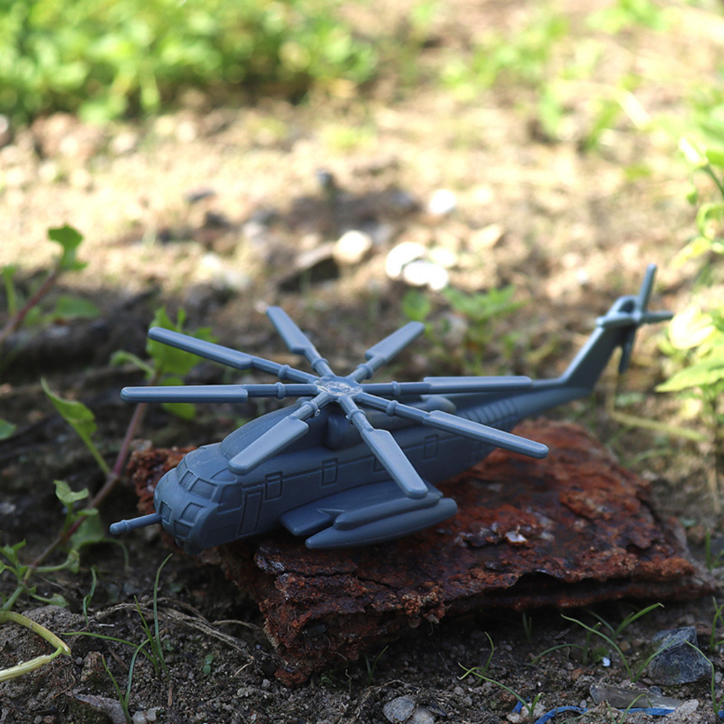 Set 6 Xe Đồ Chơi Và Cánh Quạt Cho Bé, Mô Hình Máy Bay Trực Thăng Bàn Cát Đồ Chơi Mô Hình Quân Sự Máy Bay Chiến Đấu Cánh Quạt Trực Thăng