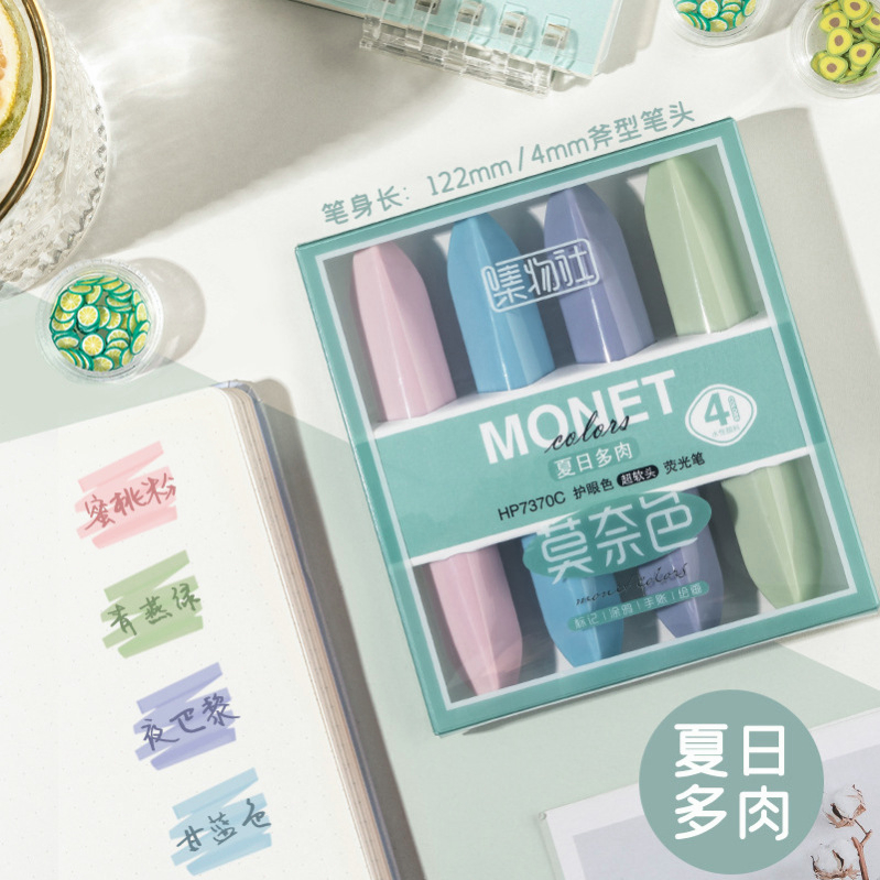 Set Bút Dạ Quang Nhiều Màu Sắc Dùng Cho Học Sinh