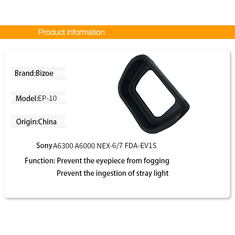 Kính Ngắm Máy Ảnh EP10 Bằng Cao Su Cho Sony A6300 / A6000 / Mirror NEX 6 / Mirror NEX 7 / FDA-EV1S