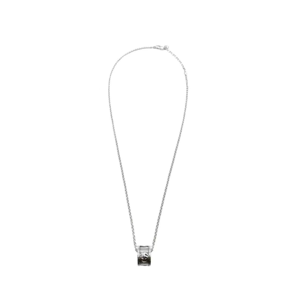 Ucci Vòng Cổ Mặt Bánh Răng Đôi G Phong Cách retro