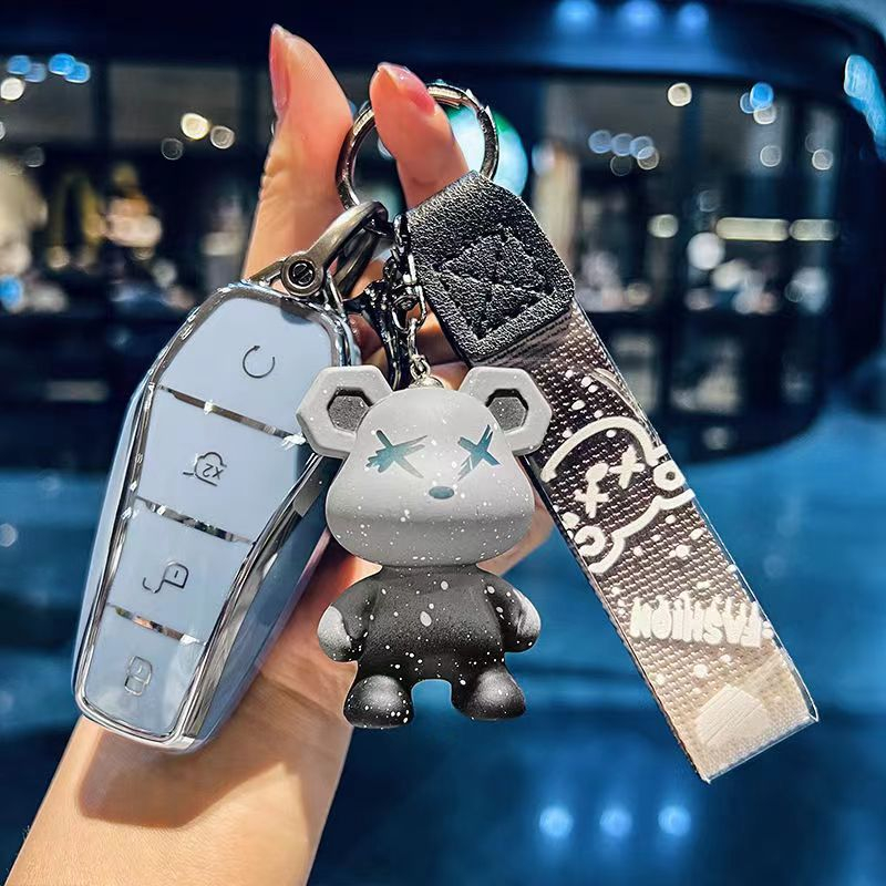 Byd key case byd atto3 dolphin E2 sealion 07 key case atto3 móc khóa dễ thương hộp đựng chìa khóa th