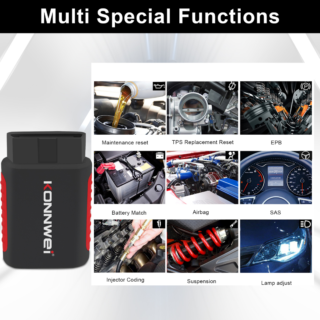 Bộ Thiết Bị Chẩn Đoán Lỗi Xe Hơi OBD 2 OBD2 KONNWEI KDIAG