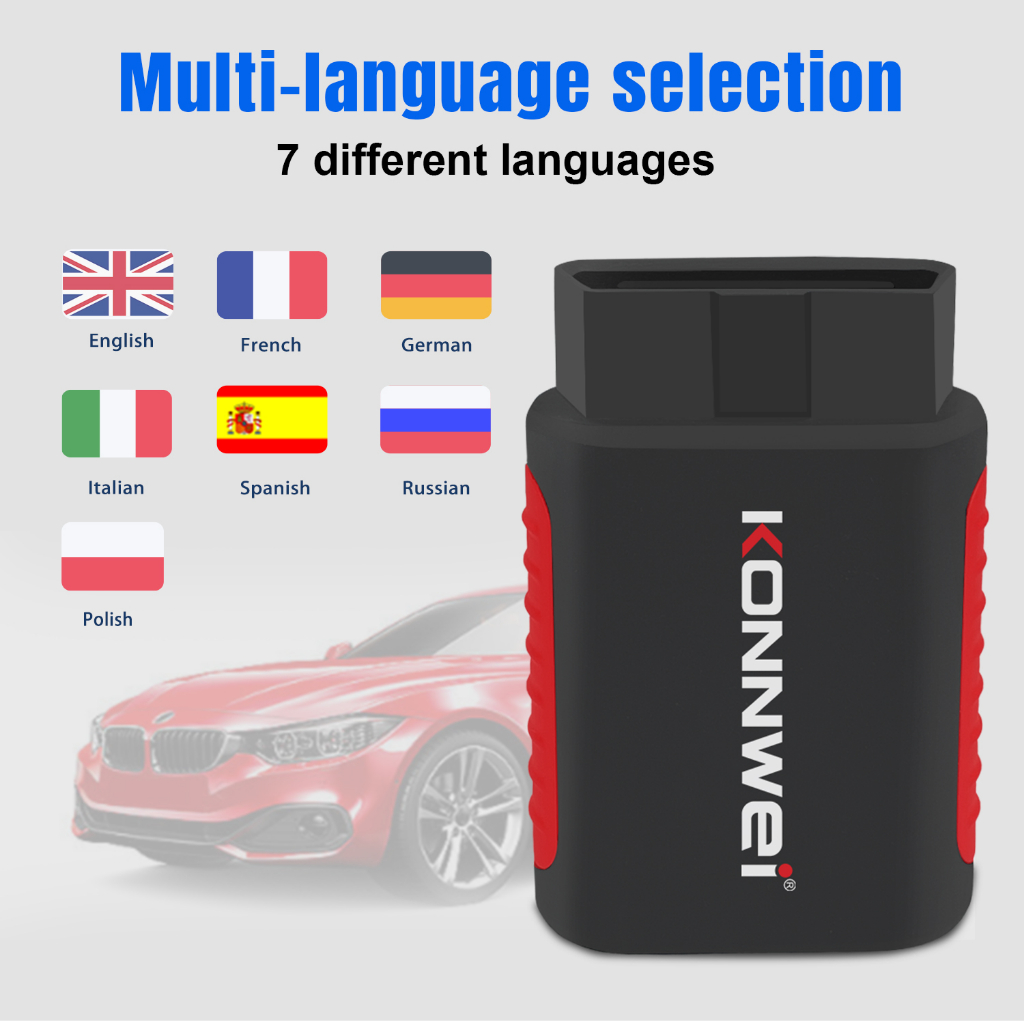 Bộ Thiết Bị Chẩn Đoán Lỗi Xe Hơi OBD 2 OBD2 KONNWEI KDIAG