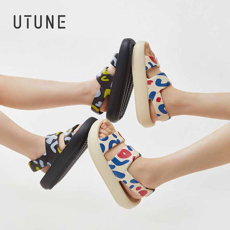 UTUNE Xăng đan Đế Dày Thoáng Khí Thời Trang Mùa Hè Sành Điệu Cho Nữ