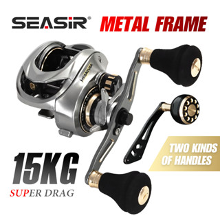 SeaSir Máy Câu Cá Bằng Kim Loại Khung Nhôm Carbon 15KG 11 + 1BB 6.5: 1