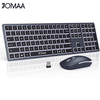 Bộ bàn phím và chuột không dây siêu mỏng 2.4g usb không ồn có thể sạc lại cho windows / pc / laptop