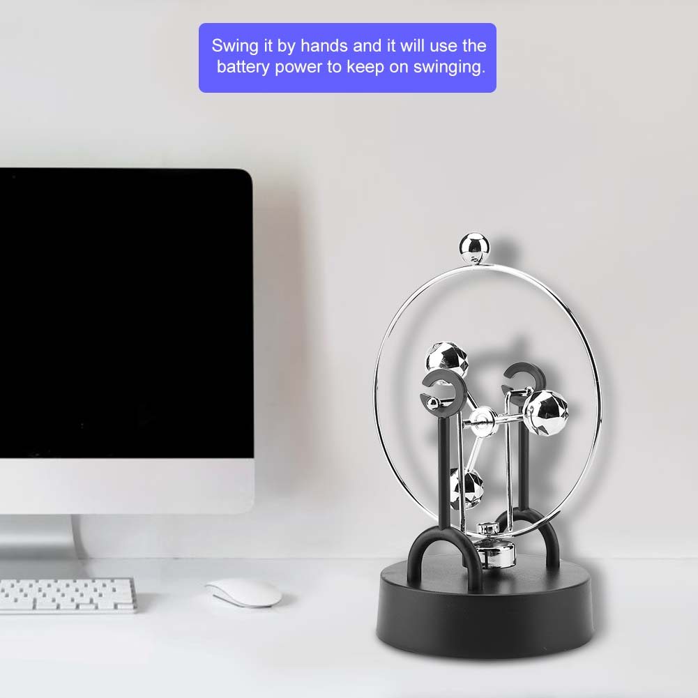 Con lắc Newton dao động vĩnh viễn mô hình Hệ Hành Tinh , đồ chơi trang trí bàn học bàn làm việc Gonaments E.