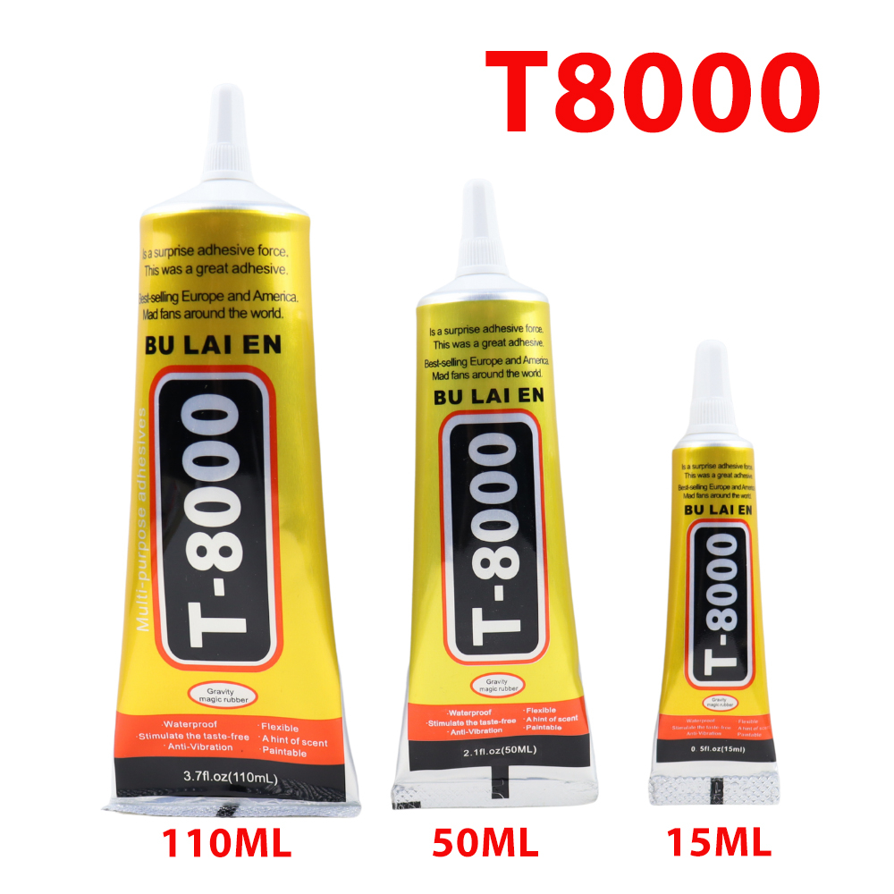 T8000 Keo Bulaien 15ML 50ML 110ML Trong Suốt Liên Hệ Sửa Chữa Điện Thoại Dính Linh Kiện Điện Tử Keo 