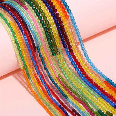 Beadia Set 190 Hạt Pha Lê Màu gradient 37cm / 2mm Làm Trang Sức DIY