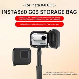 Đối với Insta360 GO 3 Phụ kiện máy ảnh hành động Phụ kiện túi lưu trữ bán mở di động