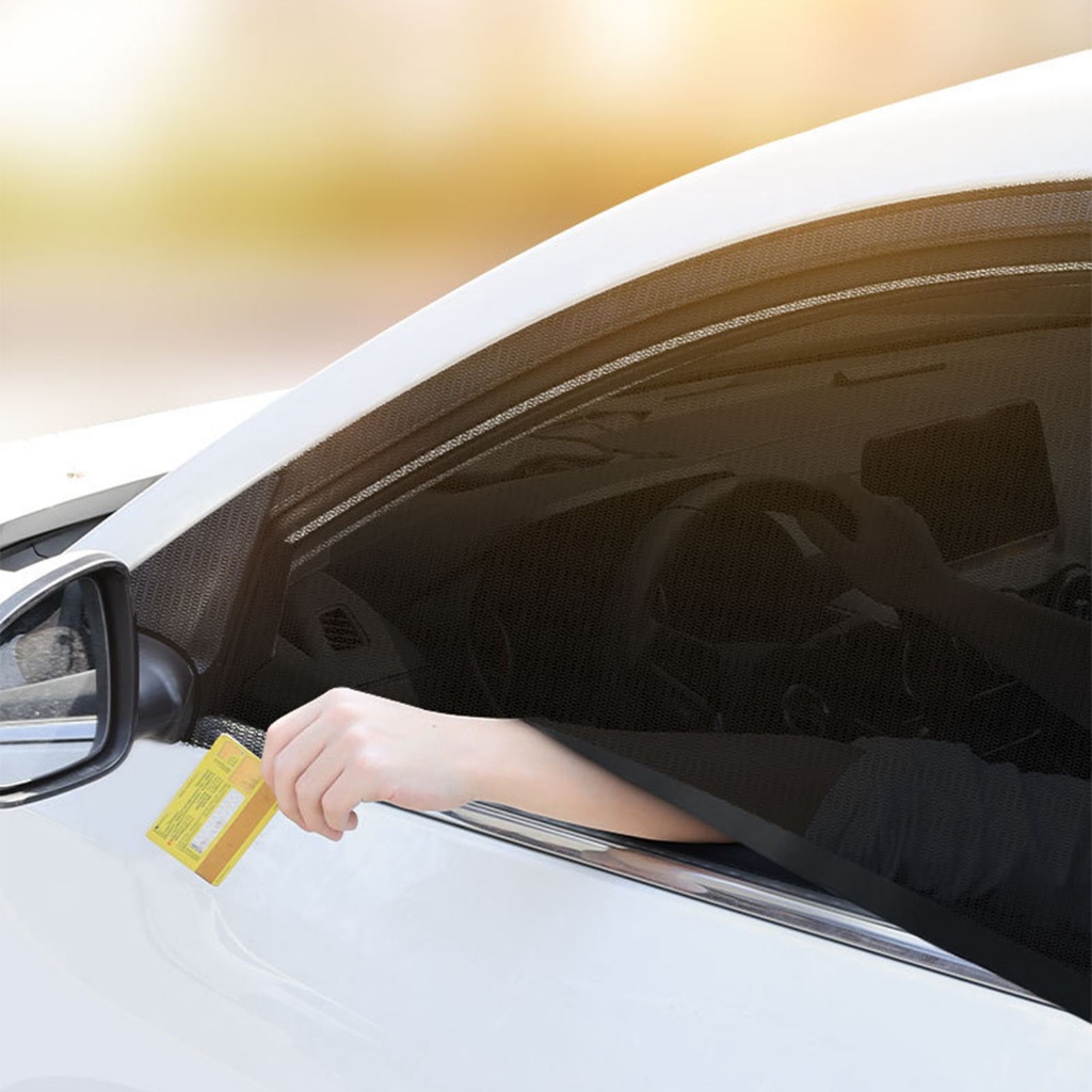 2 Chiếc Màn Lưới Che Nắng Cửa Sổ Xe Hơi - Chống Nắng Và Tia UV Thoáng Khí Màn Cho Xe Cắm Trại - CoolCar