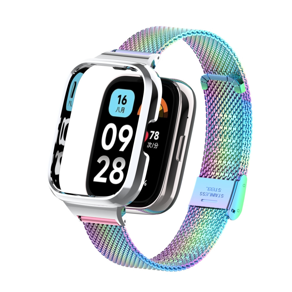 Vòng đeo tay kim loại dây đeo bằng thép không gỉ cho Redmi Watch 4 3 Active 2 Lite / Mi Watch Lite