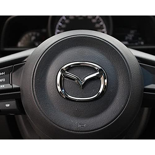 Miếng Dán Logo Trang Trí Vô Lăng Xe Hơi Mazda Chất Lượng Cao