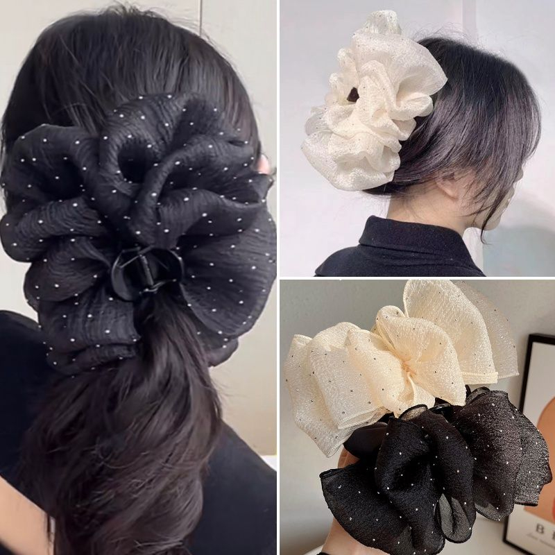 Kẹp Tóc Hình Nơ Đính Đá Lấp Lánh Thời Trang Mùa Hè Cho Nữ