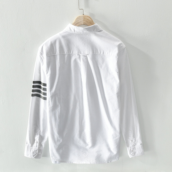 Áo Sơ Mi Cotton Oxford Tay Dài Trẻ Trung Thời Trang Cho Nam